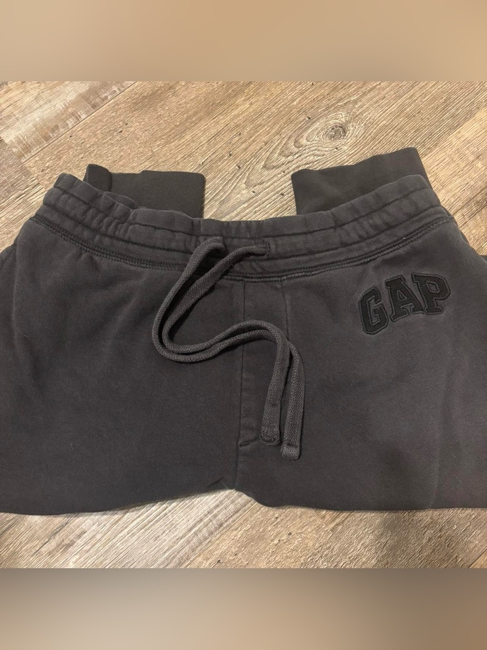 GAP Black/Dark Grey Drawstring Joggers